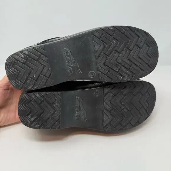 Dansko Professional Clogs Women's 37 Lightning Black Nursing Shoe - Picture 15 of 16